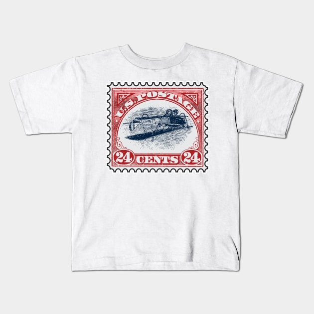 Inverted Jenny Kids T-Shirt by jw608